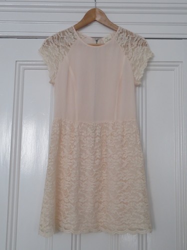Robe dentelle rose nude - robe,