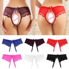 Sous-Vêtements Sexy Sans Entrejambe Culotte Glamour Culotte Tanga Lingerie /