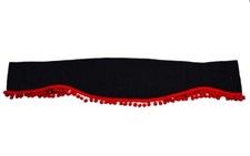 Rideau Noir En Velours Plush