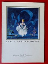 Menu French Line PAQUEBOT