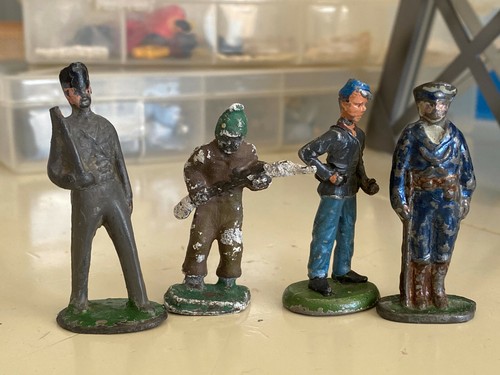 Antique lot toy soldiers - antique,