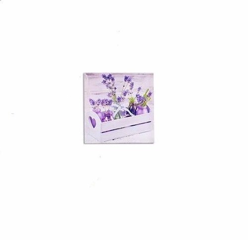 Cadre toile tableau lavande - toile,