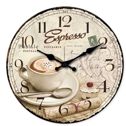 Horloge murale vintage - murale, cuisine