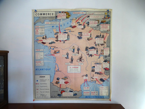 Carte scolaire industrie - scolaire, de