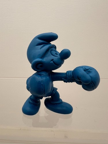 Figurine schtroumpfs boxeur