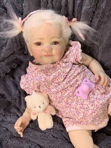 Sweet newborn reborn baby girl - baby,