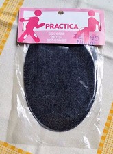 LOT 10 PAIRES VINTAGE RENFORT PROTÈGE COUDE GENOUX THERMOCOLLANT ADHESIF JEAN