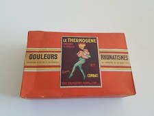BOITE CARTON LE THERMOGENE PUB MEDICAL LABORATOIRE PHARMACIE  DOULEURS MÉDECINE
