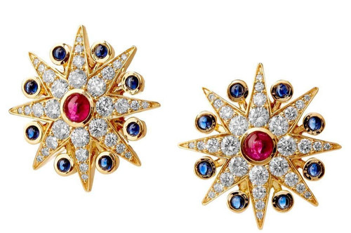 Boucles oreilles puces en - boucles,
