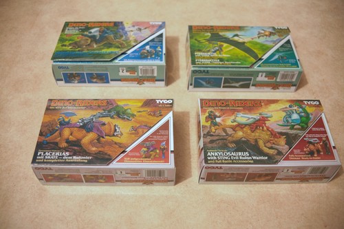 Dino riders lot set box - dino,