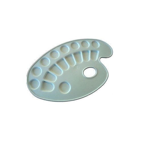 Palette ovale plastique - palette,