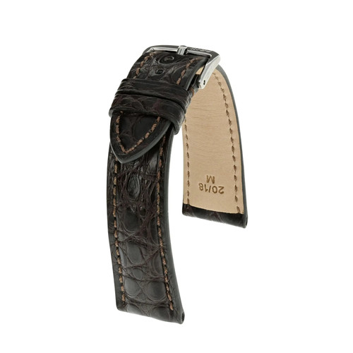 Bracelet montre moka cuir - bracelet,