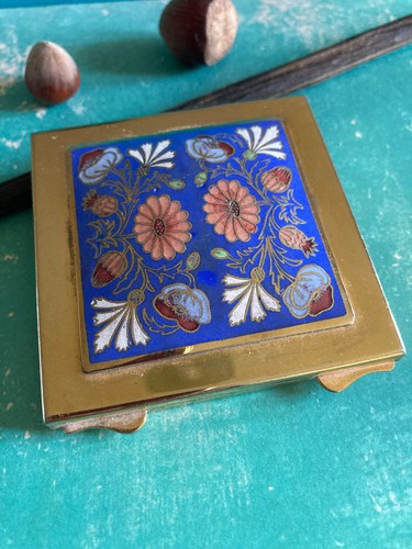 Vintage ancien poudrier - ancien, de