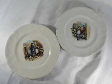 (793 ) PAIRE D' ASSIETTE EN