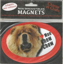 Magnet 10 x 14 J'aime mon Chow