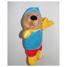 Doudou ours pull bleu pantalon