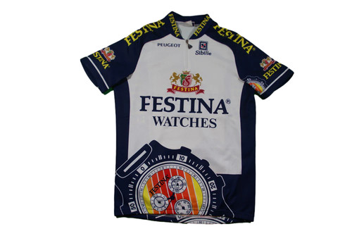 Maillot vélo rétro festina - maillot,