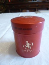 BOITE PUBLICITAIRE JSP AMERICAN BLEND - Ronde 8cm diamètre x 9.3cm