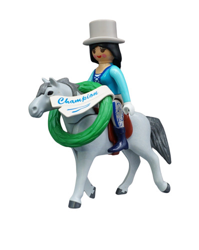 Playmobil cavalière avec