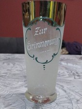 Verre à bière émaillé Art