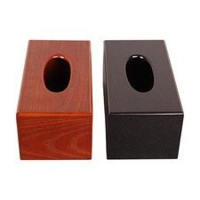 Boîte à mouchoirs en bois à