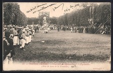 CPA Chateau-Thierry, Concours de Gymastique, Pyramides 1904 