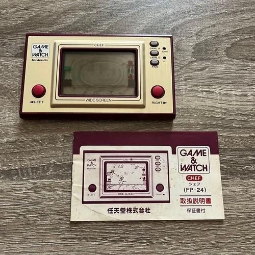Nintendo game watch chef - watch,