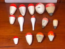 14 bouées/flotteurs de pêche