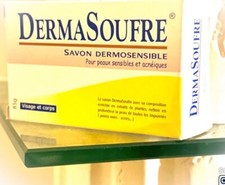 Savon Au Soufre Dermasoufre ( Acné, Points Noir, Eczéma, Psoriasis ..)