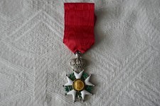 croix de chevalier de la légion d'honneur second empire Napoléon 1852 OR et Arge