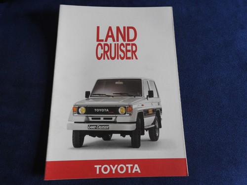 Catalogue toyota land cruiser - toyota,