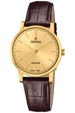 Montre Femme Festina Brun/Or