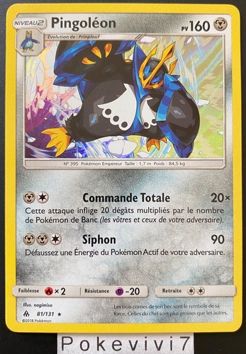 Carte pokemon pingoleon - pokemon,