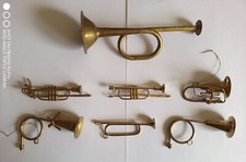 Lot de 7 instruments à vent