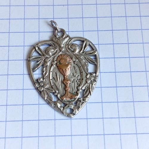 3cm pendentif médaille - h,