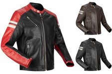 5% OFF Segura Romeo Buffalo Mat Cuir Rétro Classique Veste Moto AAA
