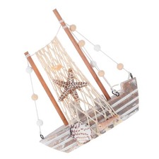  Voilier en bois : sculpture