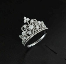 Bague couronne de mariage
