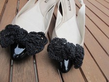 New in Box All Black Crochet