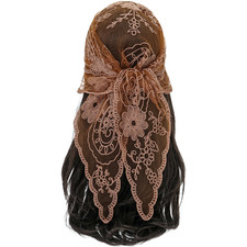 Foulard triangle brodé