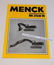 Menck M250H M 250 H 1972 Pelle