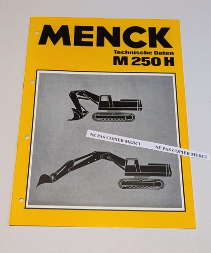 Menck m250h 250 1972 - menck, h