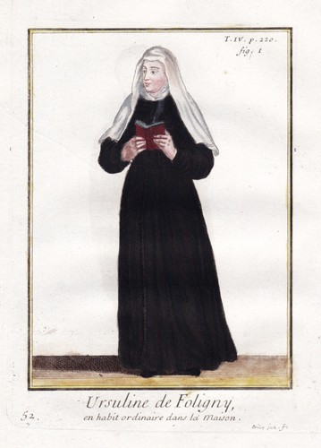 Ursulines folligny nonne - folligny,