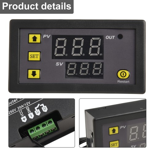 12v led thermostat - dc,