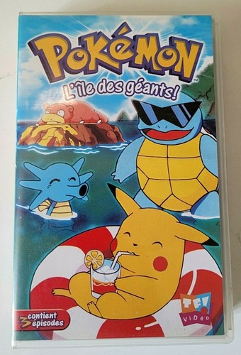 Cassette vhs pokémon ile - pokémon, l'ile