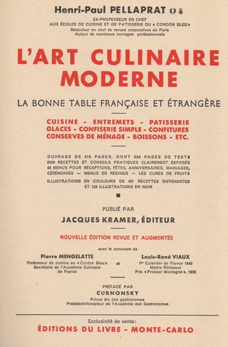 Cuisine pellaprat l art - -, l'art