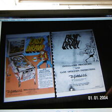 manuel d'installation flipper gottlieb: FAST DRAW