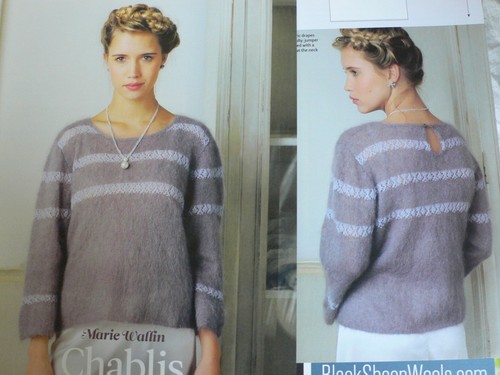 Pull femme perlé - motif, tricot