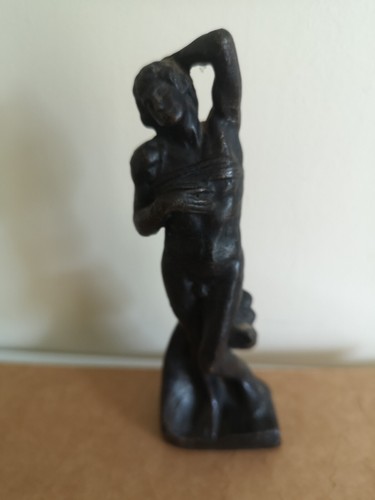 Statue bronze esclave - bronze,