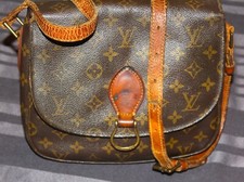 SAC BESACE LOUIS VUITTON "Modèle SAINT CLOUD" de 1994 - TOILE ENDUITE MOGRAM